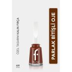 Klasik Parlak Bitişli Yüksek Pigmentli Oje - Nail Enamel -537 Cake Wıth Coffee- 8682536047807