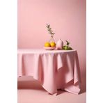 Klasik Pembe Yuvarlak Masa Örtüsü 160 cm