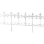 Klasik Plastik Bahçe Çiti 86X38 cm 4'lü Set