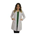 Klasik Yaka Kadın Doktor Önlüğü Hemşire Öğretmen Beyaz Önlük (508602899)