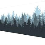 KLASSE PRO - 10 Farklı Model Dikişli Kenar 90x40 cm Oyuncu Gaming Mouse Pad (Misty Forest, 90x40 cm)