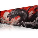 Klasse Pro - 6 Farklı Model Dikişli Kenar 70x30 cm Oyuncu Gaming Mouse Pad (Drake Dawn)