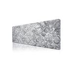 Klassegear Pro 70X30 cm Xl Gaming Oyuncu Mouse Pad Mousepad White Map Lines