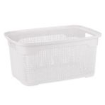 Klassy Damla Çok Amaçlı Çamaşır Sepeti – 30 Lt (Beyaz)