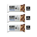 KLAVë Yüksek Protein Bar Kakaolu & Kurabiye Aromalı - 60g x 12 Adet - 15g Protein, Vegan ve Glutensiz