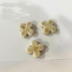 KLDGQ 10 adet 22 x 6,5 MM dört yapraklı yonca seramik boncuk takı yapımı için seramik gevşek boncuklar bilezik işçiliği seramik kolye