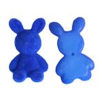 KLDGQ 41 x 10 mm 10 adet Peluş Tavşan Yünü Keçe Boncuklar Küpeler için Anahtarlık El İşi Firkete Kadife Kumaş Kaplı Boncuklar Garland Yün Keçe Boncuklar