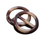 KLDGQ İç 20 – 50 mm 10 adet yuvarlak bel tokası, reçine kemer tokası, ipek eşarp, halka, klip, bel tokası, tişört, kravat klipsleri, ceket askısı için DIY