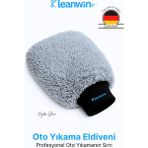 Kleanwin Hydroglove Sünger Dolgulu Mikrofiber Oto Yıkama Eldiveni 1 Adet Gri Renkli Araç Temizlik İçin