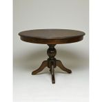 Kleinhaus Furniture Elegansia Ahşap Açılır Masa, Klasik Ayak, Perdeli Masa Tablası - 110