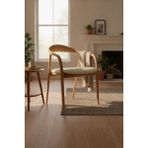 Kleinhaus Furniture Nevada Ahşap Sandalye, Masif Gürgen İskelet, Modern Tasarım - Siyah - Yeşil