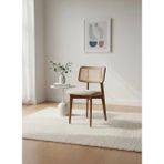 Kleinhaus Furniture Roma Ahşap Sandalye, Modern Tasarım, Hazeran Sırtlı, Estetik Gürgen İskelet - Ceviz