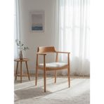 Kleinhaus Furniture Siena Ahşap Sandalye, Masif Ahşap Iskelet - Natural
