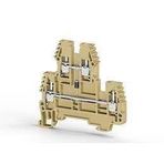 Klemsan 317100 2.5 mm Bej İki Katlı 1 Giriş 1 Çıkış Klemens