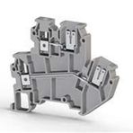Klemsan 317129 2.5 mm İki Katlı 1 Giriş 3 Çıkış Gri Vidalı Klemens
