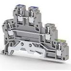 Klemsan 324209 PUK 2T 2.5 mm Gri Vidalı Üç katlı Klemens