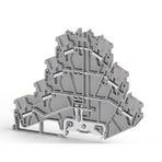 Klemsan 324309 PUK 3T 2.5 mm Gri Vidalı Dört Katlı Klemens