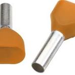 Klemsan 572010 0.5 mm Turuncu Çift Girişli İzoleli Yüksük