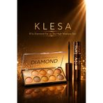 KLESA 10’lu Diamond Far Paleti ve Kahverengi Maskara Göz Makyaj Seti
