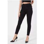 Kleshus Ganikus Anna Siyah Yüksek Bel Toparlayıcı Skinny Dar Paça Solmaz Jeans Pantolon