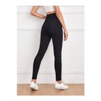 Kleshus Ganikus Kadın Siyah Skinny Jean Yüksek Bel Dar Jean %100 Natural