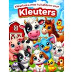 Kleurboek met huisdieren voor kleuters: schattige boerderijdieren voor kinderen van 3-5, 6-8 jaar, Boeken over vroegschoolse educatie voor peuters en kleuters, Identificeer huisdieren