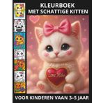 KLEURBOEK MET SCHATTIGE KITTEN VOOR KINDEREN VAN 3-5 JAAR LOVE HIBO CATTY: EEN LIEF EN VROLIJK CADEAU VOOR HET HELE JAAR!