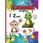 Kleurboek voor kinderen van 1-2 jaar: Groot formaat met uitgebreid beeld over et hele blad met scherpe lijnen
