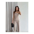 Klex Straplez Gold Düğme Detaylı Büstiyer Pantolon Takım 5043