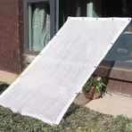 KLGFBDC %50 gölgeleme kumaşı, halkalı, 2 x 6 m, beyaz güneş koruma kumaşı, pergola, sera, bitki koruması, tavuk kümesi vb. için