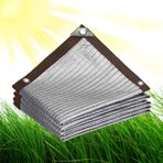 KLGFBDC 9 x 12 m sera için gölge ağı, halkalı, %90 güneş koruması, bitkiler, veranda, çim, çiçekler, tavuk kümesi, araba, ısı koruması, kağıt