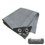KLGFBDC %90 gölgeleme ağı, 2,1 m x 2,9 m, halkalı, seralar, teraslar, tavuk kümeleri ve diğer dış mekanlar için dayanıklı güneş koruması, UV koruması, bitki koruması, sağlam kaplama