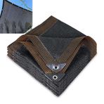 KLGFBDC Dikdörtgen 15 x 25 cm gölgelik ağ, dayanıklı, alüminyum halkalı, bahçe, teras, sera, pergola ve tavuk kümesi için idealdir.