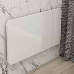 KLGFBDC Entegre Çamaşır Raflı Katlanabilir Yerden Tasarruf Sağlayan Duvara Monte Çalışma Tezgahı - Katlanabilir Masa (100 x 30 cm, 110 x 20 cm Genişletilebilir) - Küçük Alanlar için Çok Yönlü İş