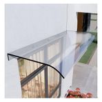 KLGFBDC Kapı ve balkonlar için dış mekan tentesi • Kolay montaj • Teras çatısı 50 x 300 cm (19,6 x 118,1 inç) • Balkon ve girişler için hava şartlarına dayanıklı koruma.