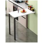 KLGFBDC Katlanır Duvar Masası: Ofis, Mutfak, Oturma Odası ve Yatak Odası için Görünmez Masa (şeffaf, 76,5 x 40 x 70 cm / 30 x 15,6 x 27,3 inç)