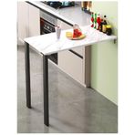 KLGFBDC Katlanır Duvar Masası, Ofis, Mutfak, Oturma Odası ve Yatak Odası için - Görünmez Tasarım (Clr3 76,5 x 45 x 70 cm / 30 x 17,6 x 27,3 inç)