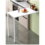 KLGFBDC Ofis, Mutfak, Oturma Odası, Yatak Odası için Yerden Tasarruf Sağlayan Katlanır Duvar Masası - Görünmez Tasarım, Şeffaf Kaplama 76,5 x 40 x 70 cm / 30 x 15,6 x 27,3 inç
