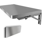 KLGFBDC Paslanmaz Çelik Duvar Katlanır Masa 61 x 30 cm | Mutfak ve Bar için Yer Tasarruflu Duvar Rafı | Dayanıklı ve Kurulumu Kolay Çalışma Planı 100 x 30 cm