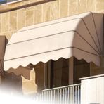 KLGFBDC Pencere, Kapı veya Balkon/Veranda için Fransız Tarzı Kavisli Geri Çekilebilir Gölgelik. Ev, Veranda veya Ön Kapı için Su Geçirmez Polyester Katlanabilir Tente. Yağmur Koruması