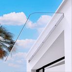 KLGFBDC Su Geçirmez Dış Mekan Bahçe Çadırı, Yağmur Barınağı, Ön Kapı Tentesi, UV Dayanımlı, Veranda Tentesi, Çatı, Balkon, Avlu,