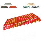 KLGFBDC Yedek tente kumaşı 5 x 3,5 m, su geçirmez polyester dış çadır, balkon, pencere ve kapı için, turuncu (350 x 250 cm/12 x 8 ft)