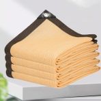 KLGFBDC Yüksek kaliteli güneş koruma kumaşı, 2 x 2 m/3 x 5 m, çok yönlü file branda, teras, sera, tavuk kümesi ve köpek barınağı için, UV koruması, dayanıklı güneş koruma ağı (5 x 5 m)