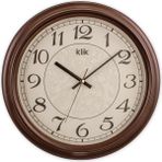Klik Alfa Kahverengi Klasik Duvar Saati - 31 cm