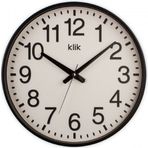 Klik Simplex Siyah S4 Ev Ofis Duvar Saati
