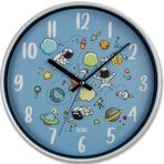 Klik Slim Uzay Desenli Çocuk Odası Duvar Saati
