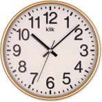 Klik Venüs Gold Minimalist Duvar Saati - Altın - 26 x 26 cm