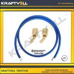 Klıma Gaz Basma Hortumu 3000 Mm F 1-4 X F 1-4 45° Mavı Contınental - Kraftvoll 19015145