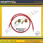 Klıma Gaz Basma Hortumu 3000 Mm F 1-4 X F 1-4 90° Kırmızı Contınental - Kraftvoll 19015150