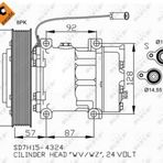 KLIMA KOMPRESORU RENAULT TRUCK T SERI VOLVO FH SERI EURO 5 NRF 32700